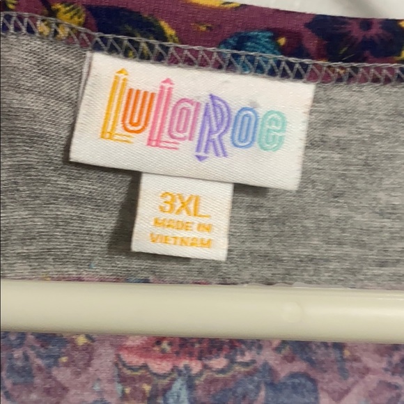 LuLaRoe Julia Dress+Tie dye sweatshirt XXL+stretch💜glitz bracelet 3”w - Picture 6 of 17